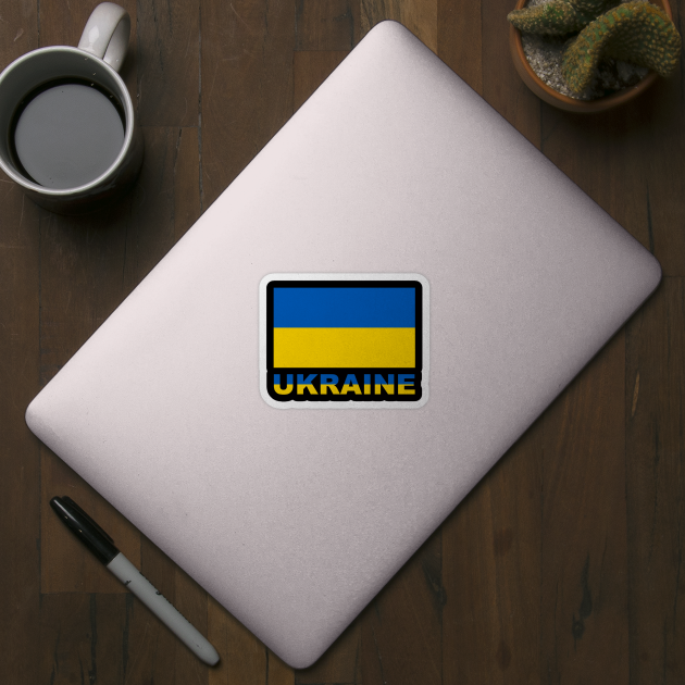 Ukraine Flag by amitsurti